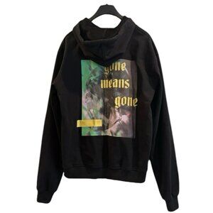 Gone Means Gone Hoodie L | Velour-Lined Streetwear "Maybe in Another Life" 🖤🔥‎